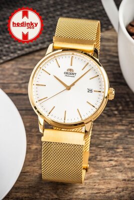 Rozsdamentes acél óraszíj Ricardo Milanese, Gold, mágneses 20mm