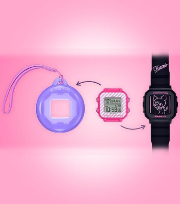 Casio Baby-G + Plus BGD-10KKM-1ER The Kuromi Collaboration