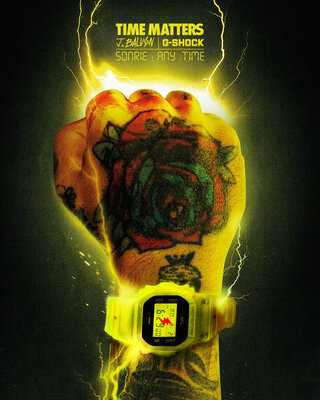 Casio G-Shock Original DWE-5600JB-1A9ER J. Balvin Collaboration (+tartalék szíj és lünetta)