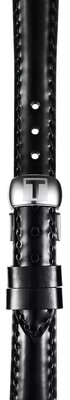 Bőrszíj Tissot T852.036.538 12mm, fekete
