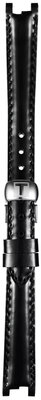 Bőrszíj Tissot T852.036.538 12mm, fekete