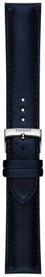 Bőrszíj Tissot T852.050.301 22mm, kék, vegan, Quick Release