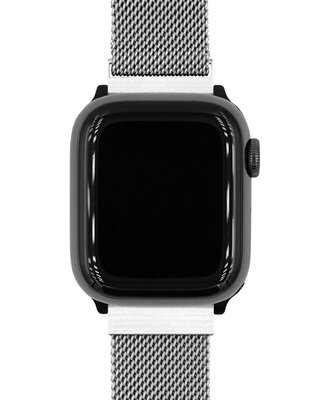 Acél csat Hirsch Milanaise L 30161434-2, ezüst, mágneses, hossz L, Quick Release