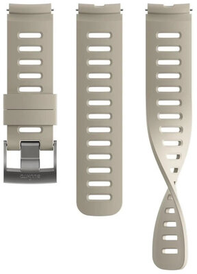 Szilikon óraszíj Suunto 22mm (kompatibilis Suunto Dive 1), bézs, Quick Release, méret S+M