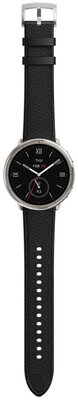 Amazfit Active 2 Premium (Round) fekete bőr (+ tartalék szíj)