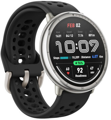 Amazfit Active 2 (Round) Black Sport Silicone
