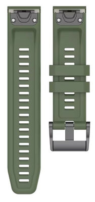 Szilikon pánt Ricardo 22mm (pro Garmin Fenix 8/7/6 (47mm), Epix 2 aj.), zöld V1, QuickFit
