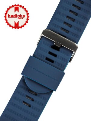 Szilikon óraszíj Ricardo Livigno 26mm, Dark Blue, QuickFit
