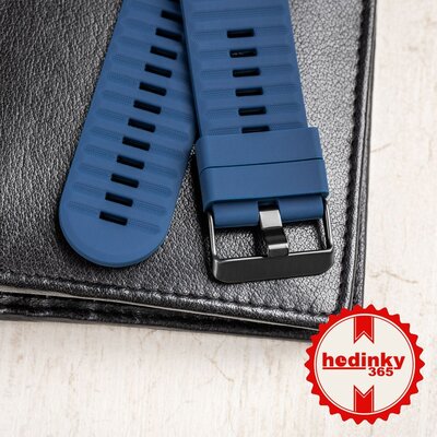 Szilikon óraszíj Ricardo Livigno 26mm, Dark Blue, QuickFit