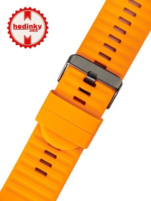 szilikon óraszíj Ricardo Livigno 26mm, Orange, QuickFit