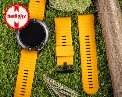 szilikon óraszíj Ricardo Livigno 26mm, Orange, QuickFit