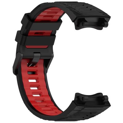 szilikon óraszíj Ricardo Moena (kompatibilis Amazfit T-Rex 3), Black/Red