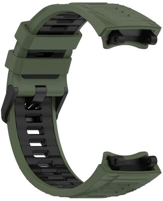 Szilikon óraszíj Ricardo Moena (kompatibilis Amazfit T-Rex 3), Green/Black
