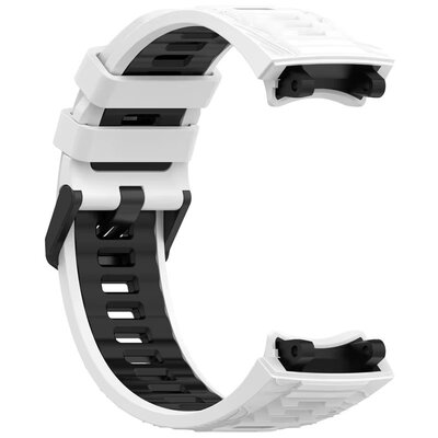 szilikon óraszíj Ricardo Moena (kompatibilis Amazfit T-Rex 3), White/Black