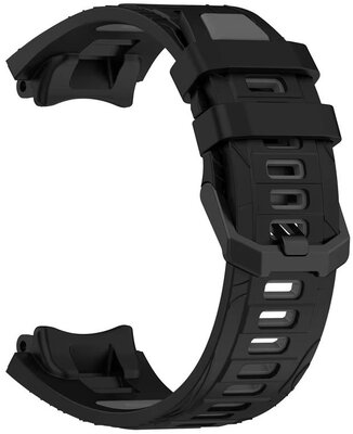 Szilikon óraszíj Ricardo Moena (kompatibilis Amazfit T-Rex 3), Black/Gray