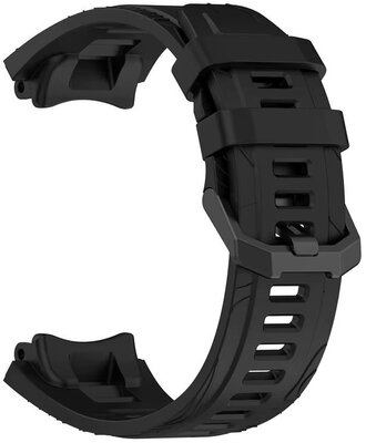 Szilikon óraszíj Ricardo Moena (kompatibilis Amazfit T-Rex 3), Black, + csere tartozék