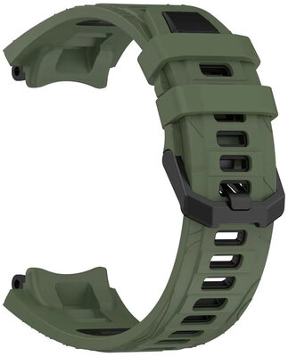 Szilikon óraszíj Ricardo Moena (kompatibilis Amazfit T-Rex 3), Green/Black