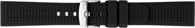 Szilikon pánt Morellato Tanaro 6085187.019 M, fekete, Quick Release