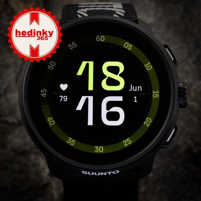 Suunto Run All Black (szövet óraszíj)