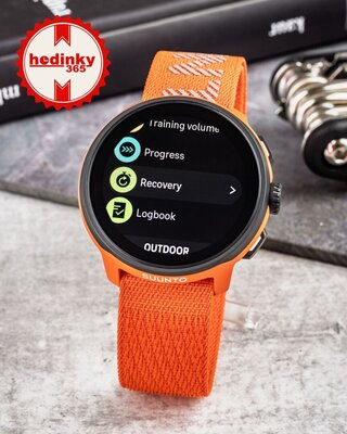 Suunto Run Coral Orange (szövet óraszíj)