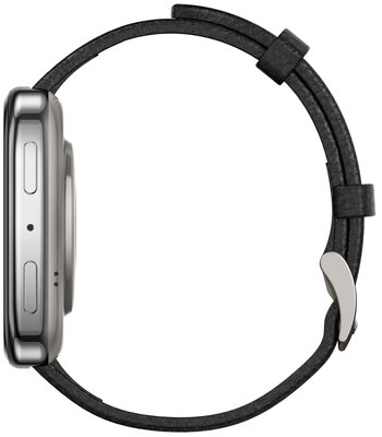 Amazfit Active 2 (Square) fekete bőr (+pót szíj)