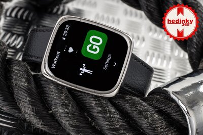 Amazfit Active 2 (Square) Black Leather (+pótszíj)