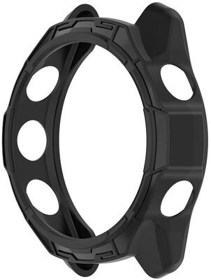 Védőburkolat (Garmin Forerunner 570, 42mm), szilikon, fekete