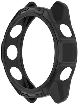 Védőburkolat (Garmin Forerunner 570, 47mm), szilikon, fekete