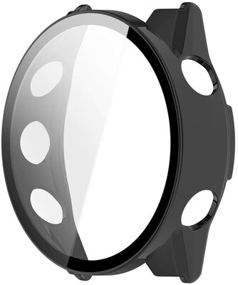 Védőburkolat (Garmin Forerunner 970 készülékhez), műanyag, fekete + üveg