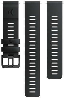 Polar szilikon szíj 20mm, fekete, méret S, M/L, gyorskioldó, fizetés, fizetés