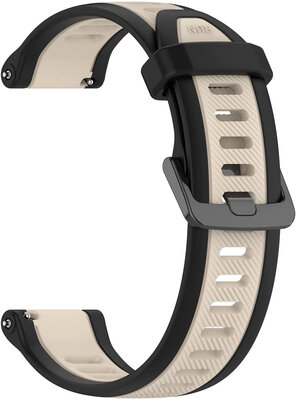 Ricardo 20mm szilikon szíj (Garmin Venu, Venu Sq, Venu Sq 2, Venu 2 plus, stb.), bézs, gyorskioldó, bézs színű