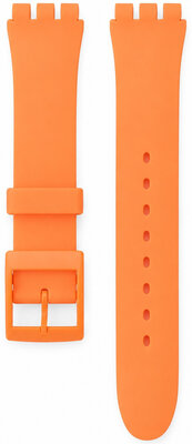 Szilikon óraszíj Ricardo Barletta (kompatibilis Swatch), narancssárga