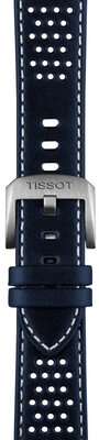 Bőrszíj Tissot T852.050.051 20mm, kék