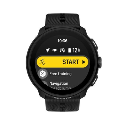 Suunto Run All Black (szilikon szíj)