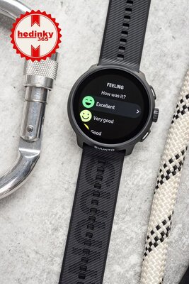 Suunto Run All Black (szilikon óraszíj)