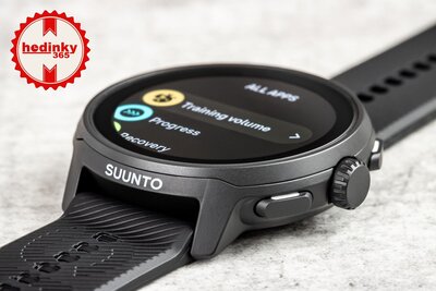Suunto Run All Black (szilikon óraszíj)