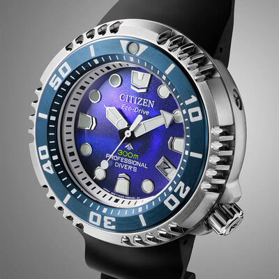 Citizen Promaster Marine Professional Diver Eco-Drive BN1025-08L Unite With Blue Limited Edition 4800pcs (+ hosszabbító elem)