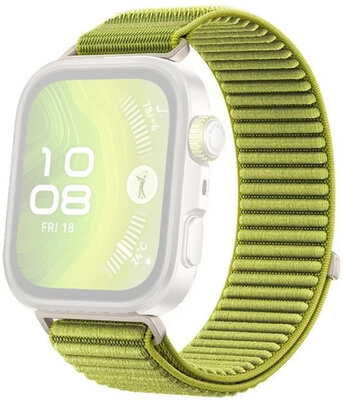 Nylon óraszíj Ricardo Frabosa (kompatibilis Huawei Watch Fit 3, 4, 4 Pro, 5, 5 Pro), Green
