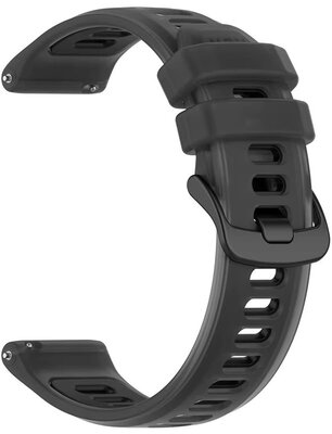 Szilikon pánt Ricardo 22mm (pro Garmin Forerunner 570 (47mm) aj.), fekete, Quick Release
