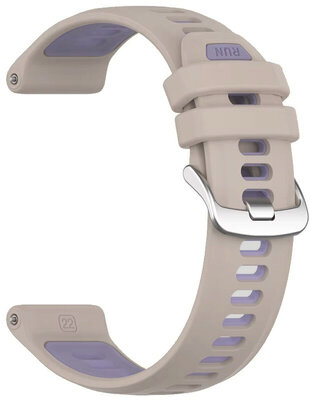Szilikon óraszíj Ricardo Gressoney 22mm (kompatibilis Garmin Forerunner 970), Gray/Purple