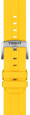 Szilikon pánt Tissot T852.050.993 22mm, sárga, Quick Release