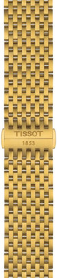 Acél karkötő Tissot T852.049.487 20mm, arany, Quick Release