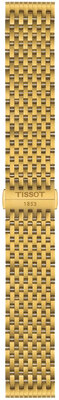 Acél karkötő Tissot T852.049.487 20mm, arany, Quick Release