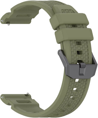 Szilikon pánt Ricardo 24mm (pro Garmin Venu X1), zöld, Quick Release