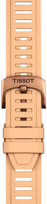 Szilikon pánt Tissot T852.050.298 21mm, bézs