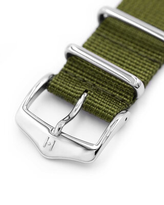 Textil szíj Hirsch Rush Recycle XL 40536040-2, zöld, hossz: XL