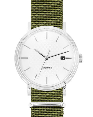 Textil szíj Hirsch Rush Recycle XL 40536040-2, zöld, hossz: XL