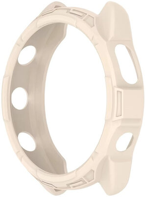 Védő tok (pro Garmin Forerunner 265), műanyag, bézs
