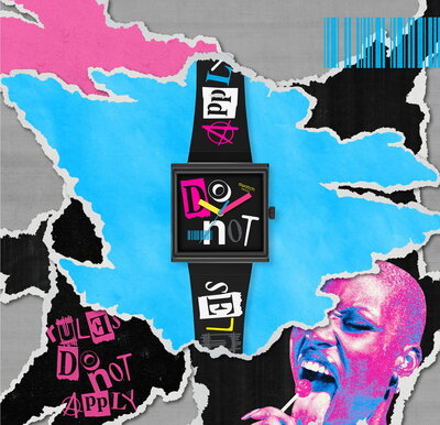 Swatch Pierced Edge SO34B100