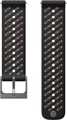 Szilikon pánt Suunto 22mm (pro Suunto Athletic 8), fekete, Quick Release, méret S+M